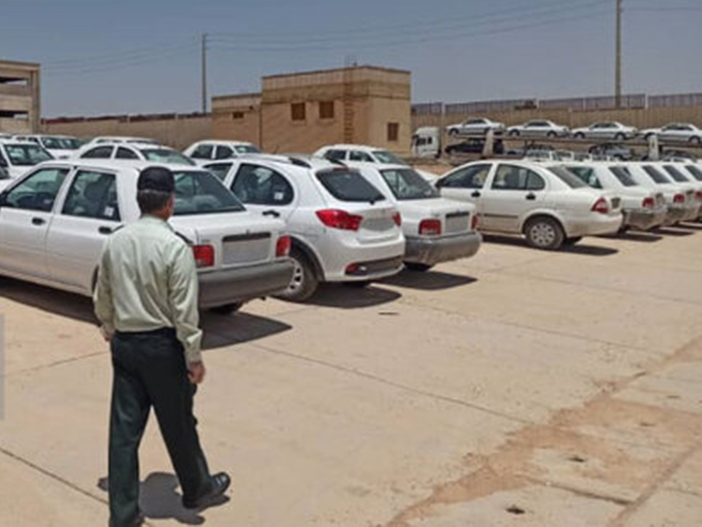 کشف ۳۸۶ خودرو در پارکینگ راه آهن شیراز