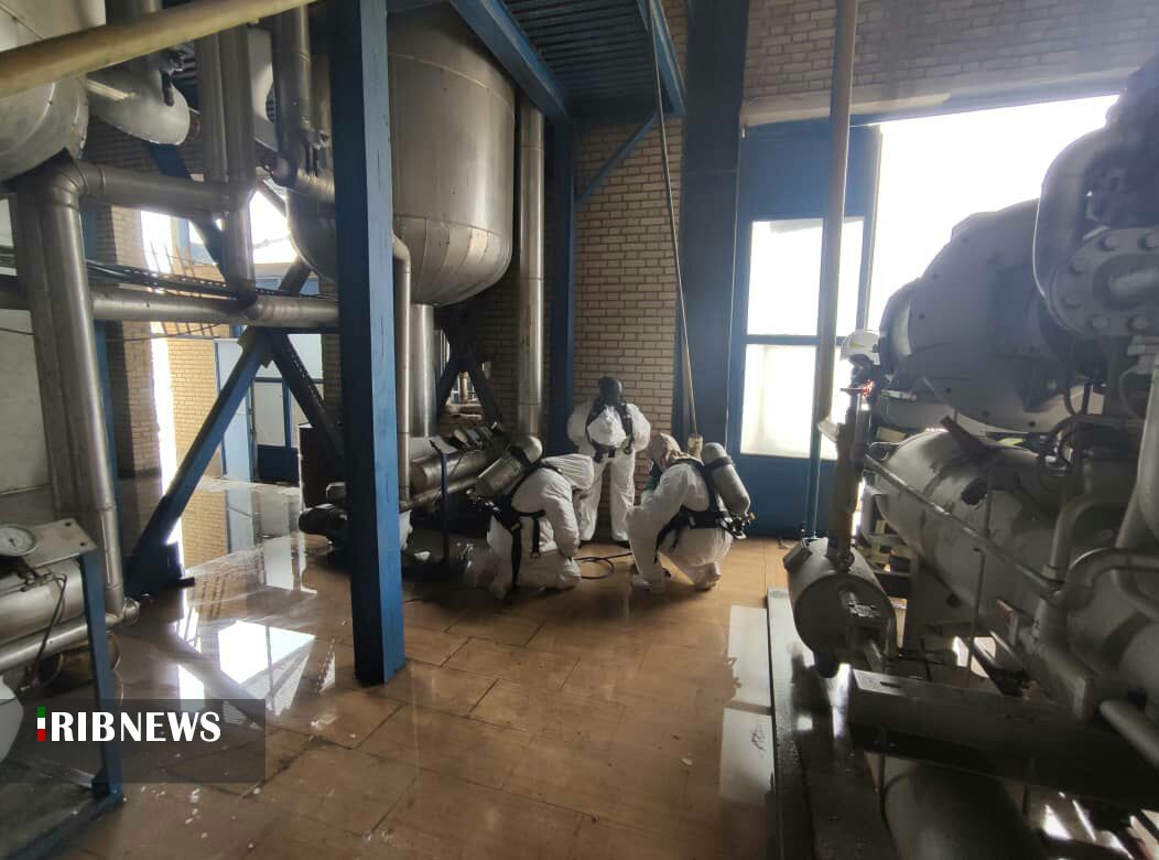 نشت گاز سمی آمونیاک از مخزن ۳ هزار لیتری شهرک صنعتی شیراز