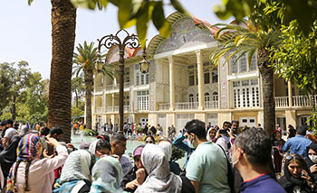 بازدید بیش از ۳۱۳ هزار گردشگر از باغ اِرم شیراز در ایام نوروز