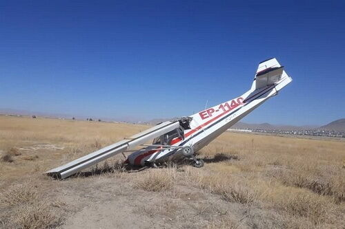 دو نفر در حادثه سقوط هواپیمای فوق سبک در فارس مصدوم شدند