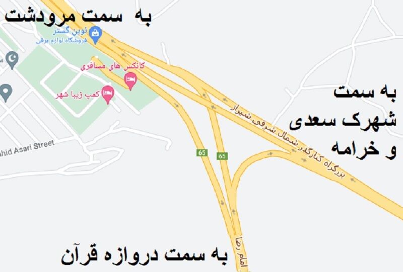 تلاش برای افتتاح کامل کمربندی شمال شرقی شیراز
