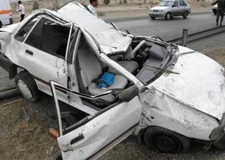 تجاوز به چپ راننده در مسیر منتهی به شیراز ۳ کشته بر جای گذاشت