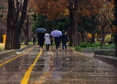 باران پاییزی فارس را فرا می‌گیرد