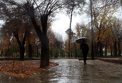 باران مناطق شمالی، مرکزی و شرق استان فارس را فرا می‌گیرد