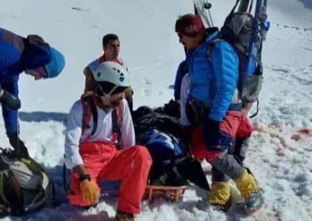 سقوط مرگبار کوهنورد در ارتفاعات کوهستان رُنج سپیدان