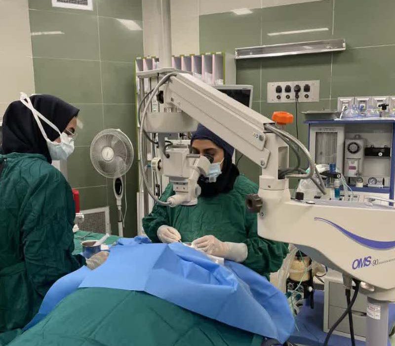 چهار مورد عمل جراحی چشم در اتاق عمل بیمارستان انار انجام شد