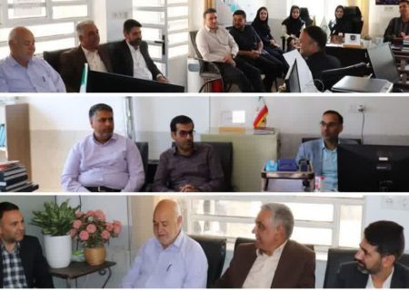 دیدار شهردار و اعضای شورای اسلامی شهر انار با مدیر محیط زیست شهرستان