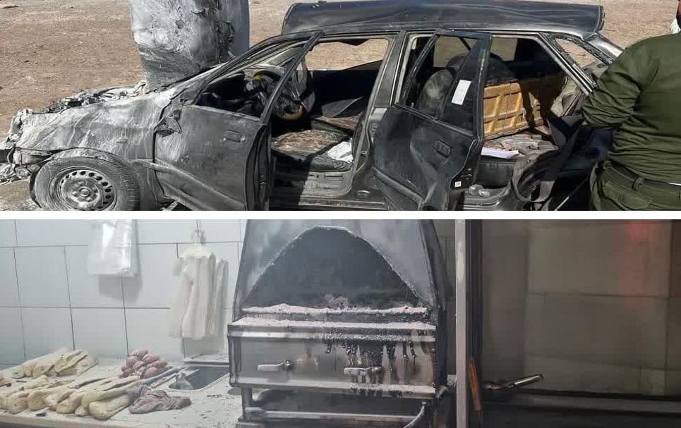 مهار دو حادثه آتش‌سوزی توسط آتش‌نشانان شهرداری انار